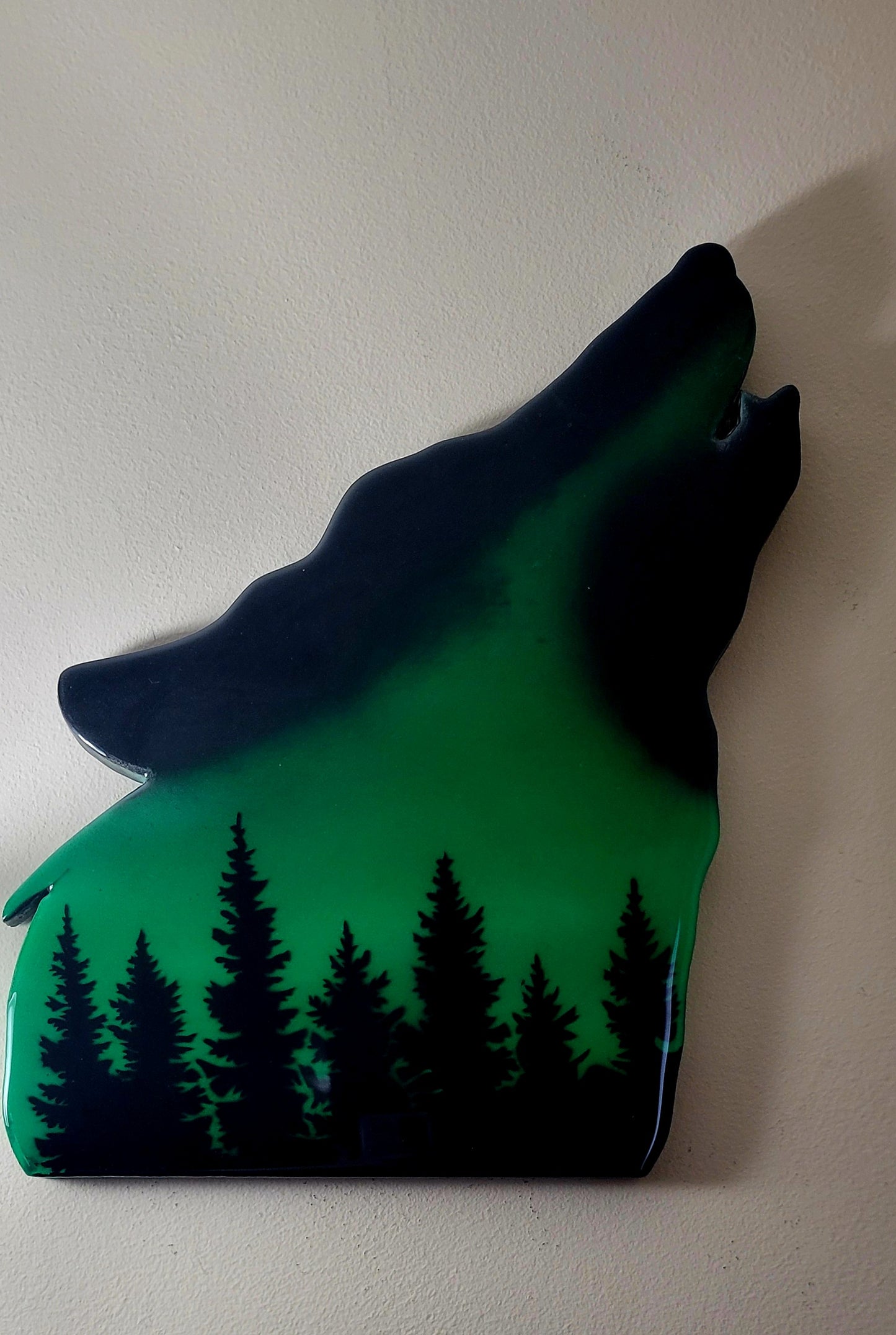 Aurora Borealis Wolf