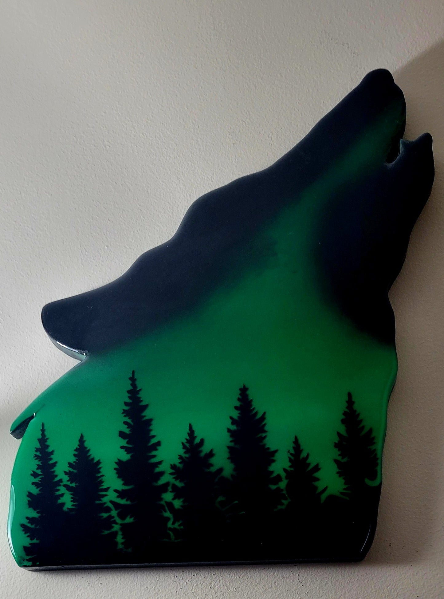 Aurora Borealis Wolf