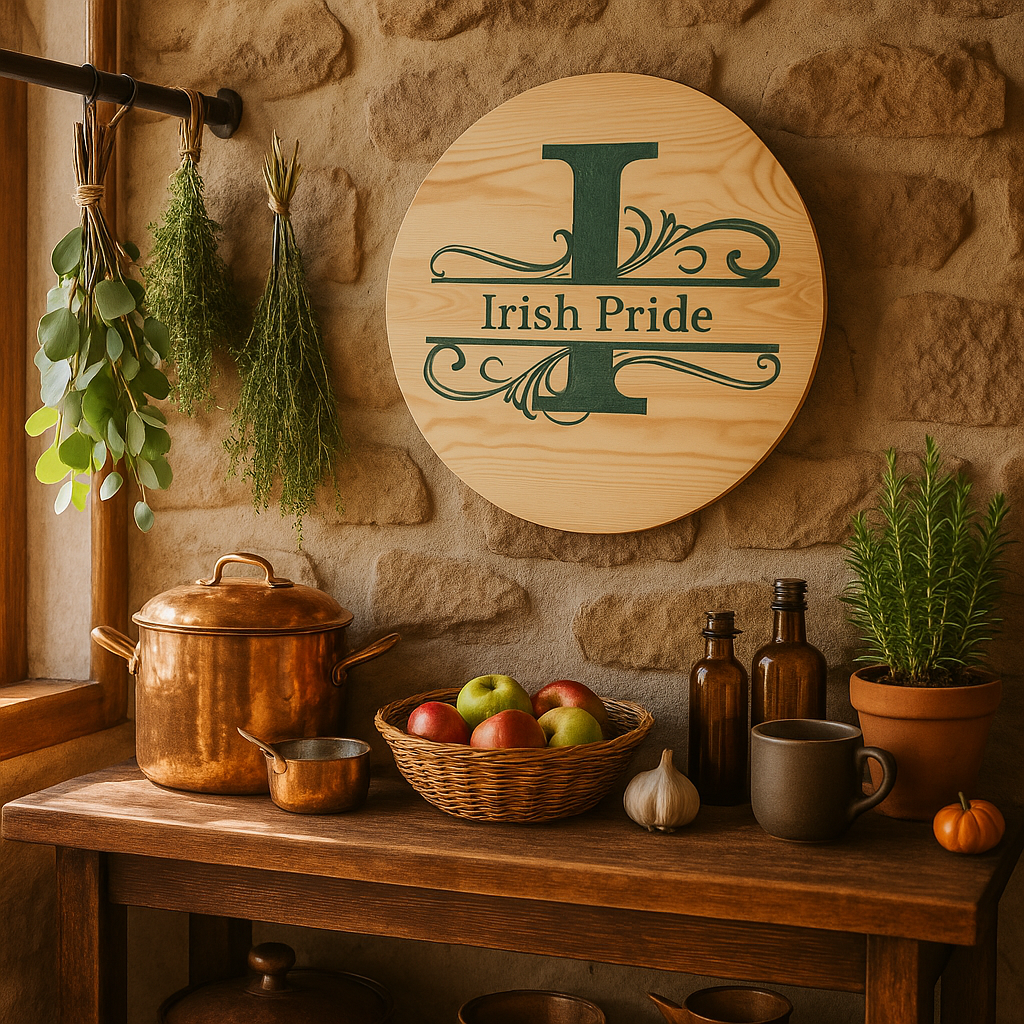 Irish Pride – Green Epoxy Resin Wall Sign