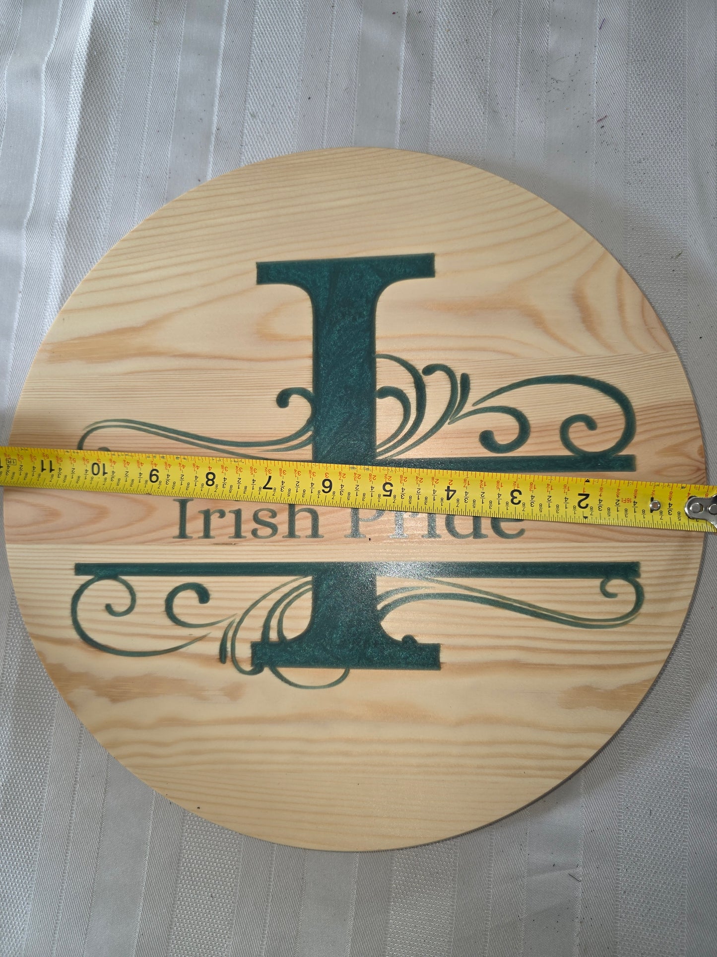 Irish Pride – Green Epoxy Resin Wall Sign