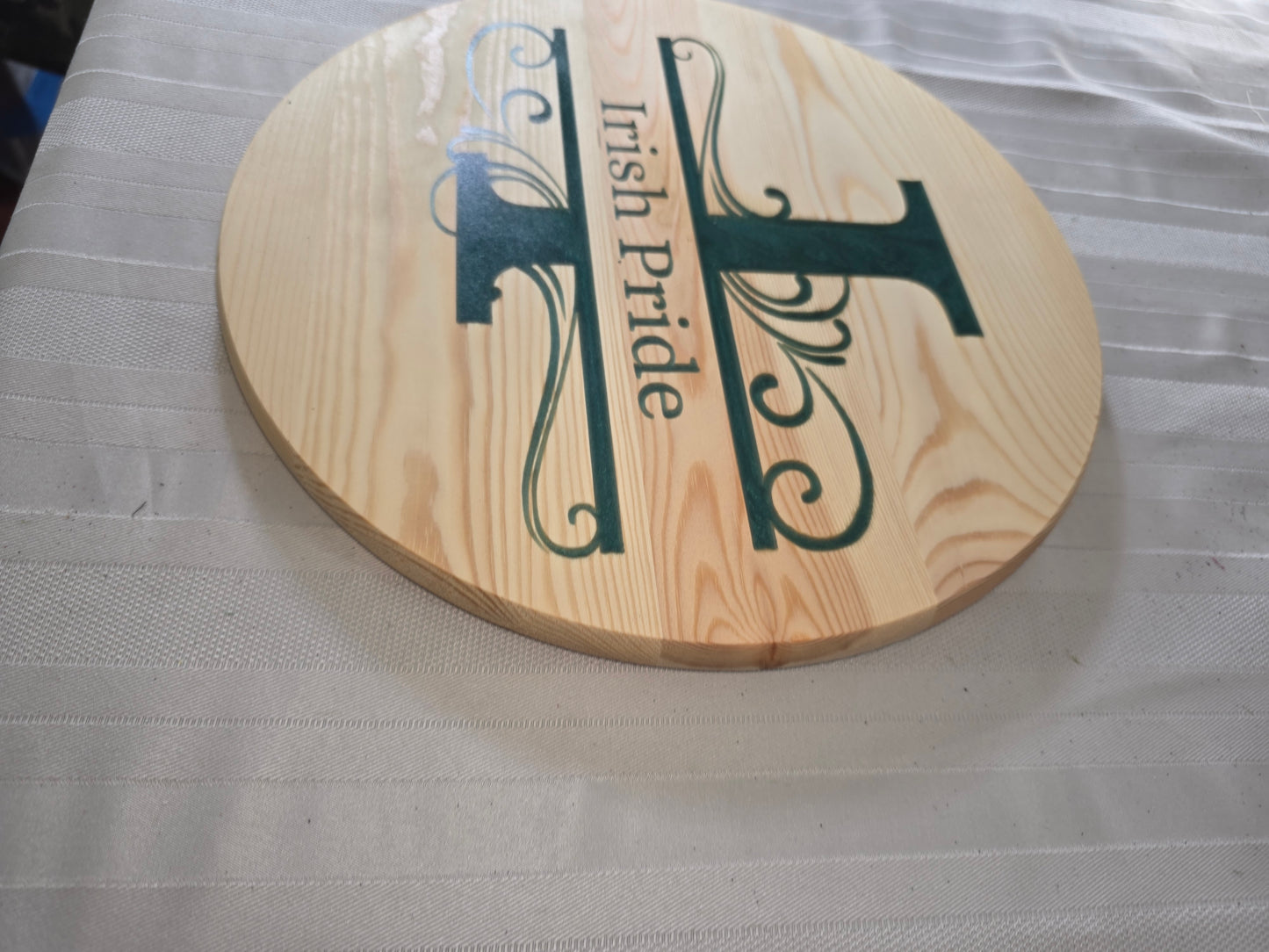 Irish Pride – Green Epoxy Resin Wall Sign