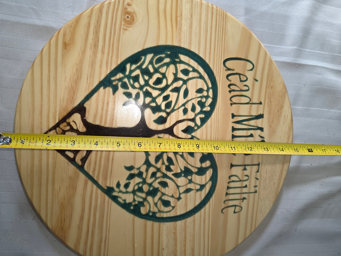 Céad Míle Fáilte – Celtic Tree of Life Welcome Sign