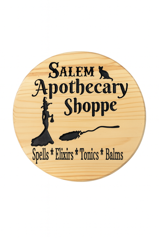 Salem Apothecary Halloween Sign