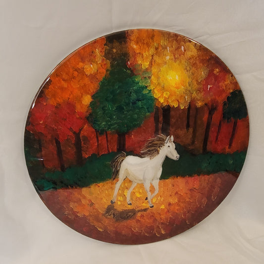 Autumn Escape Horse in fall foliage
