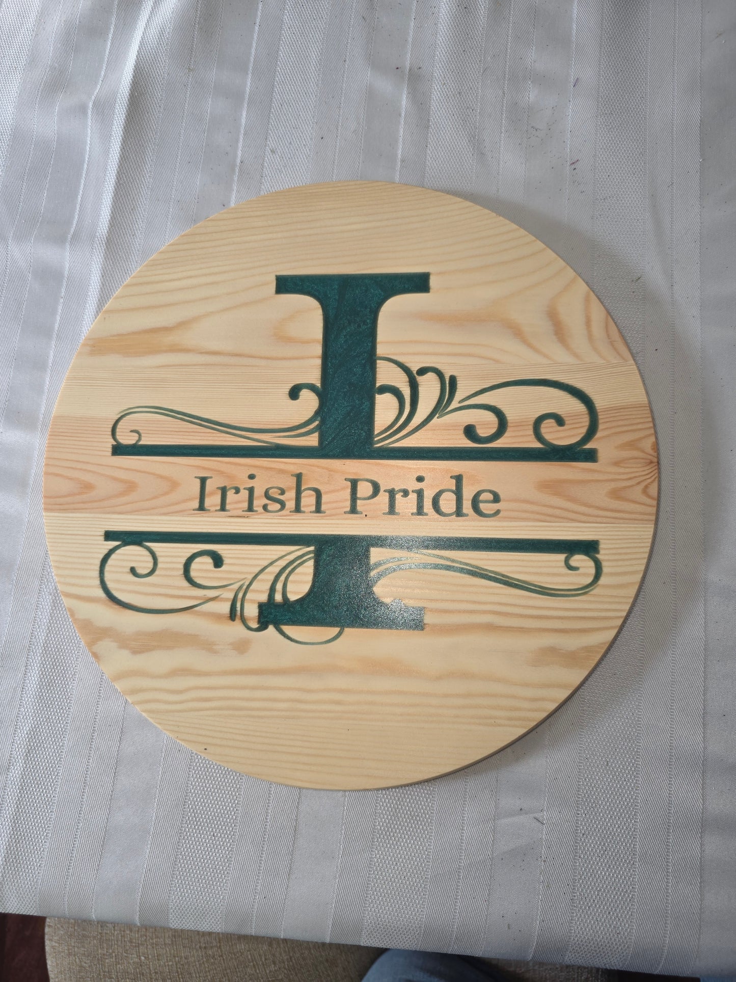 Irish Pride – Green Epoxy Resin Wall Sign