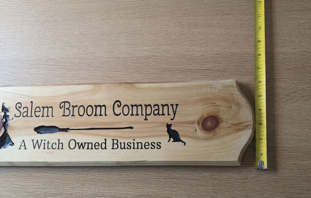 The Salem Broom Company – Heirloom Style Wood Sign
