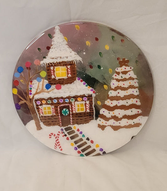 Gingerbread Wonderland Hand-Painted