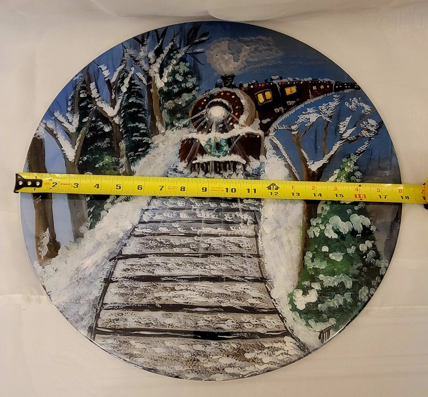 WinterWonderlandExpress Hand-Painted Scene