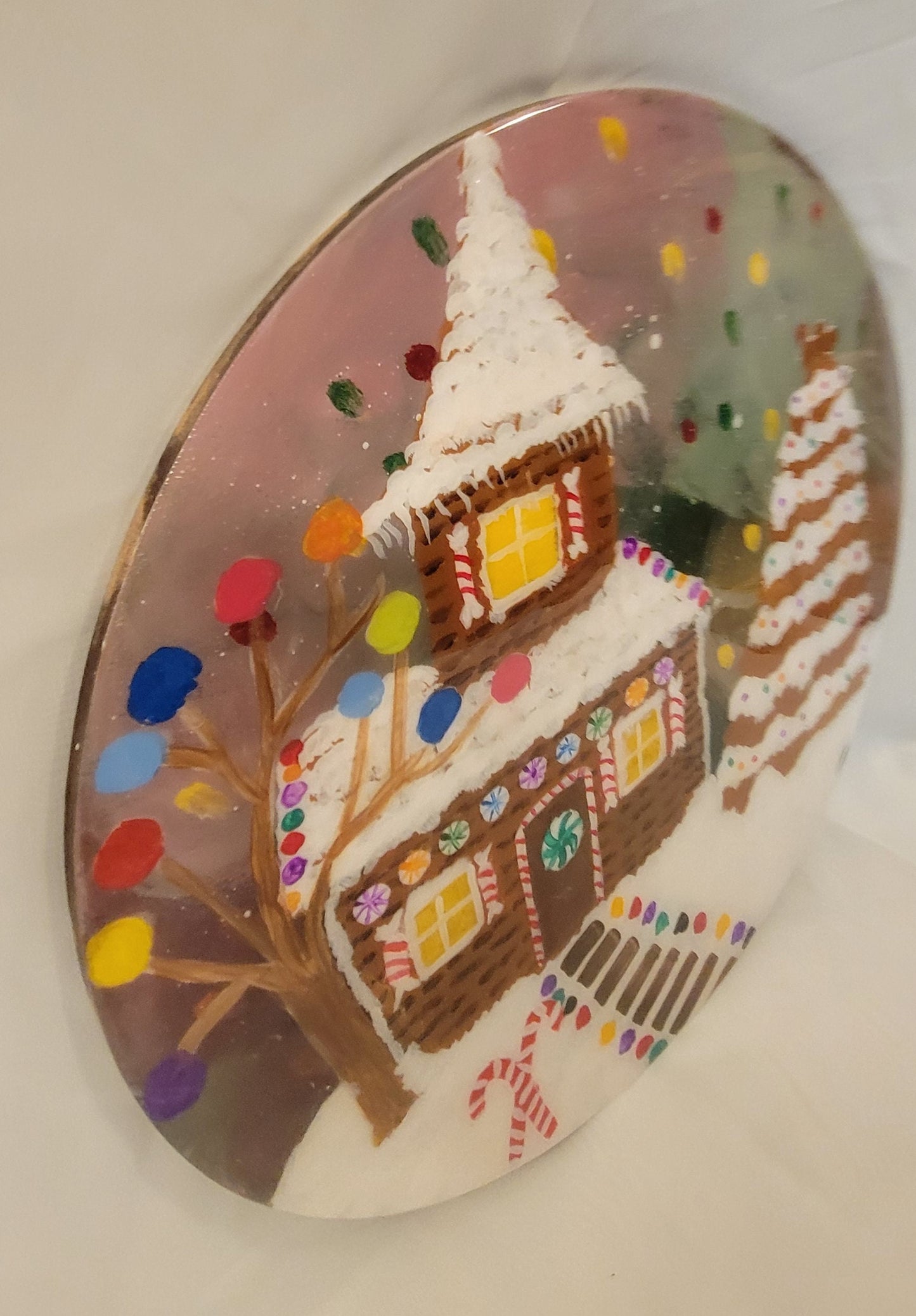 Gingerbread Wonderland Hand-Painted