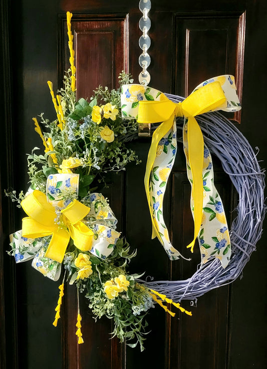 Lavender Grapevine Wreath