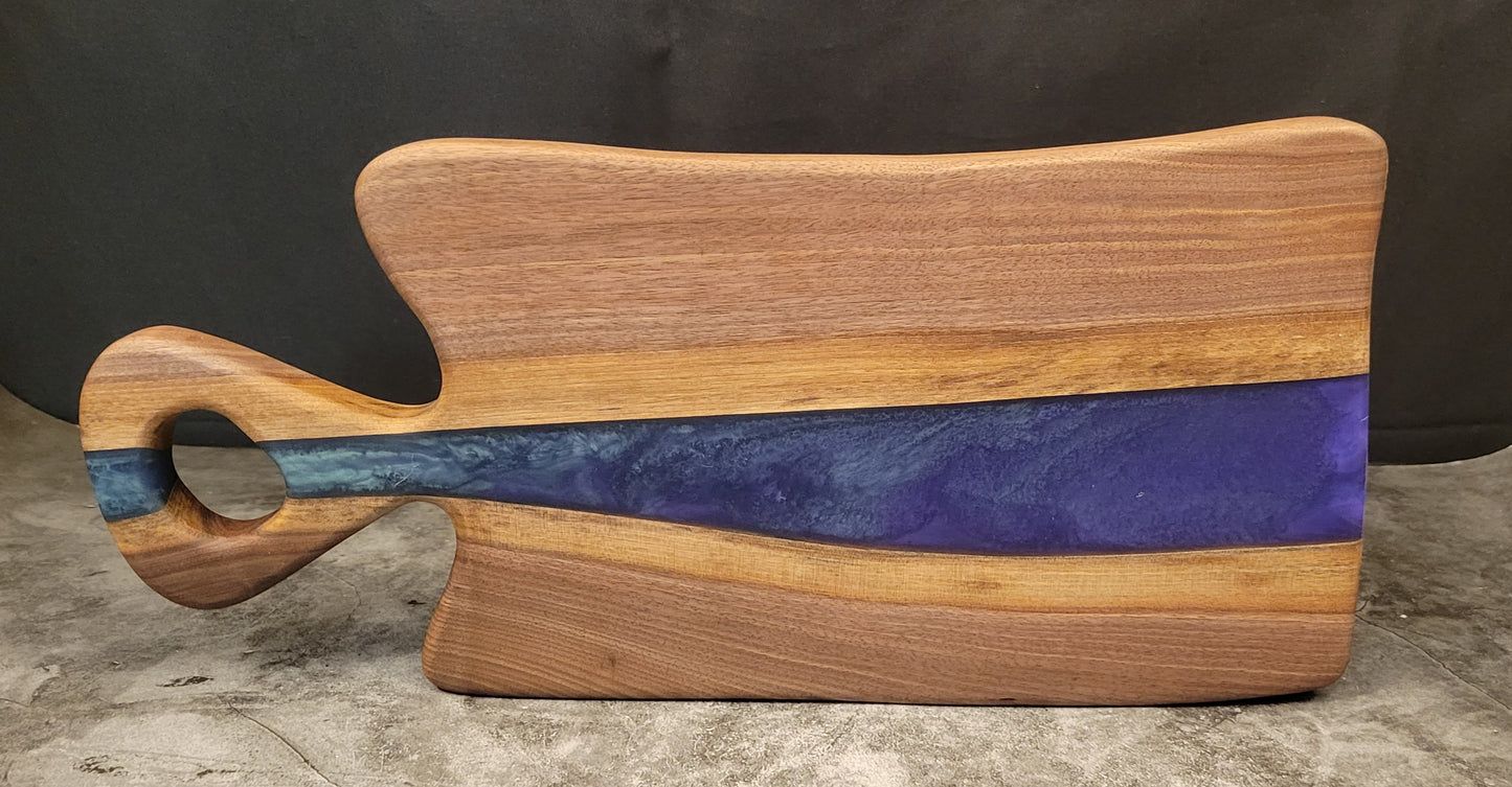 Elegant Organic Purple Charcuterie board