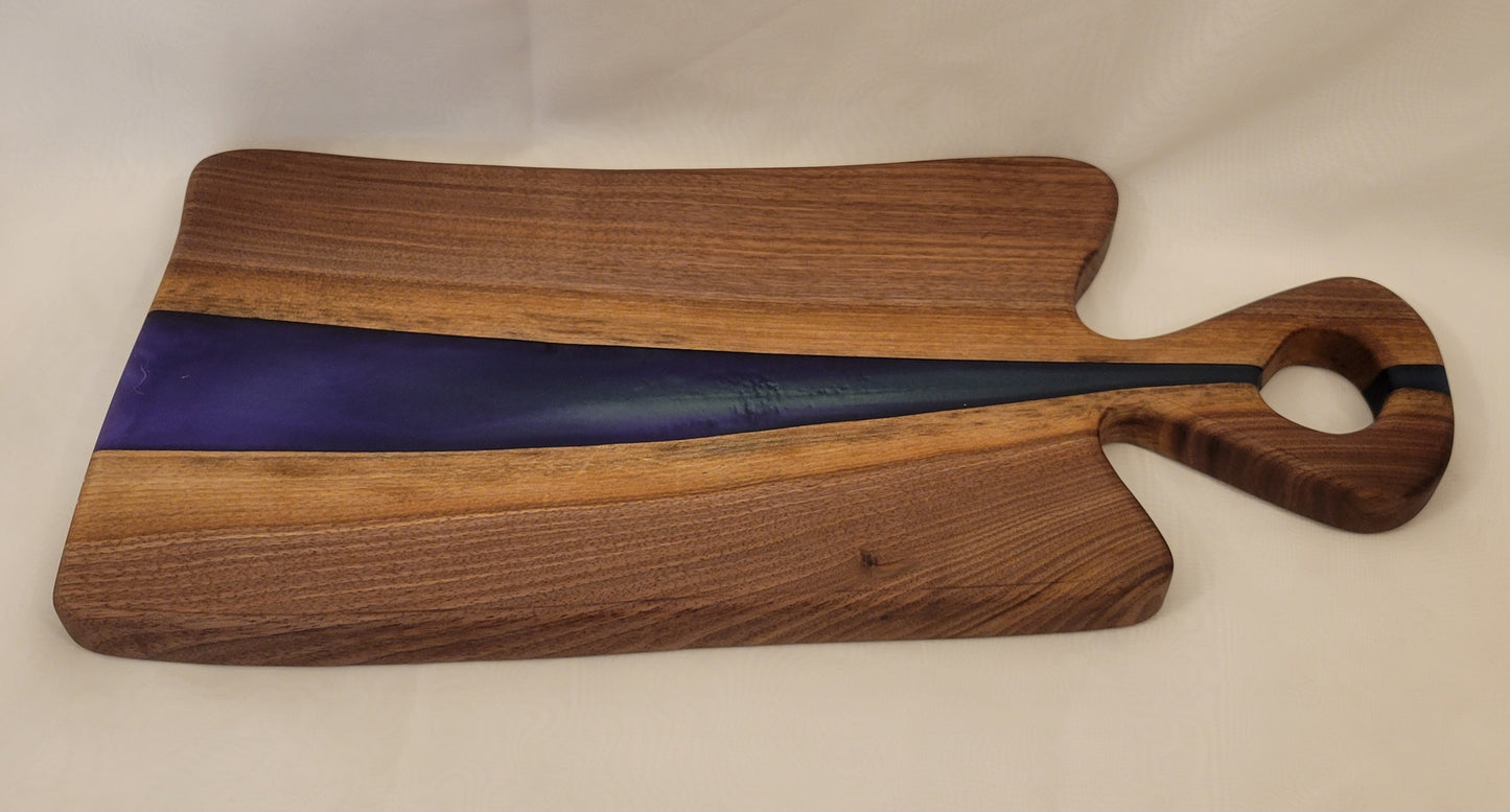 Elegant Organic Purple Charcuterie board