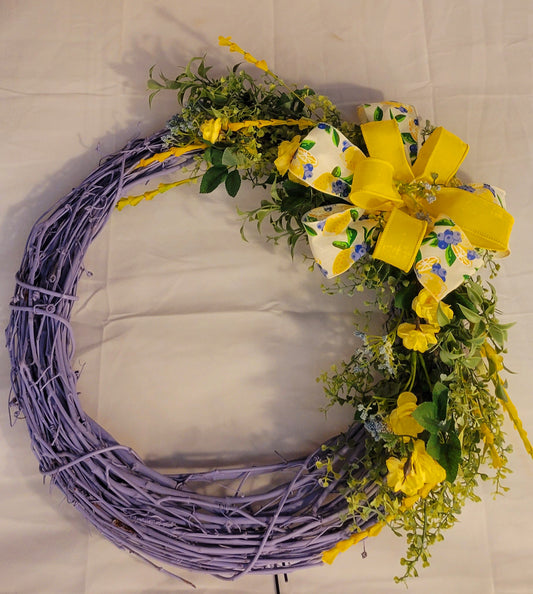 Lavender Bliss Floral Wreath