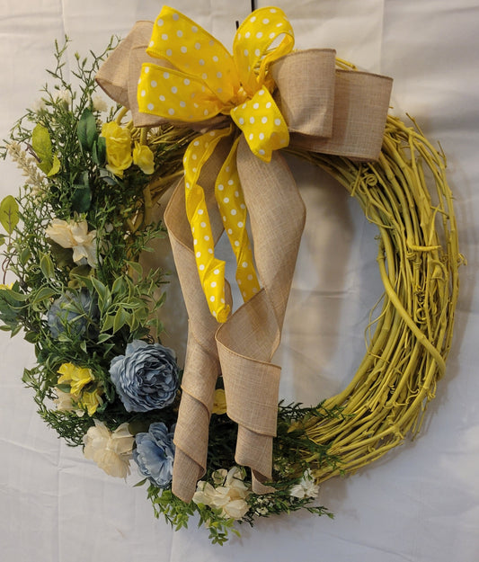 Sunshine Floral Wreath