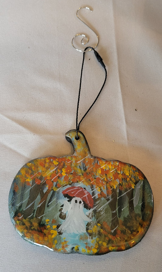 Ghostly Fall Walk Ornament