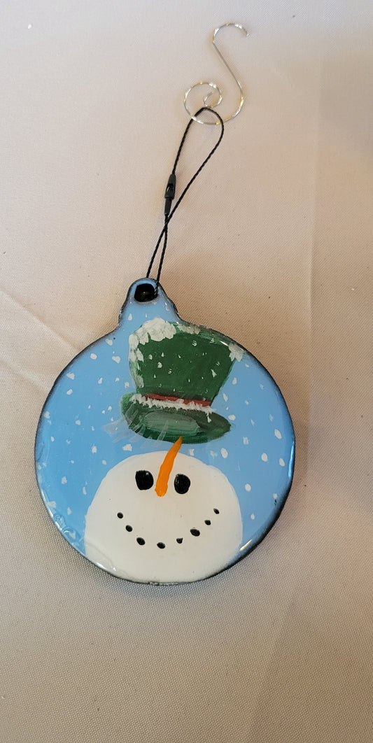 Frosty Fun Snowman Ornament – Handmade Holiday Cheer!