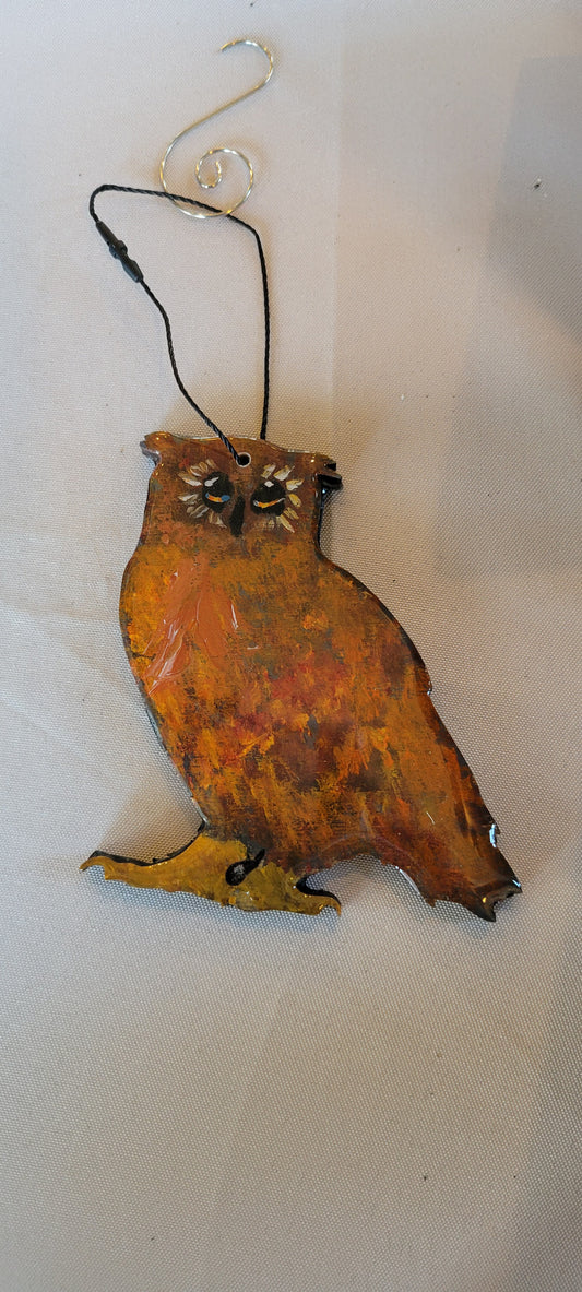 Handmade Hoots: One-of-a-Kind Owl Ornament