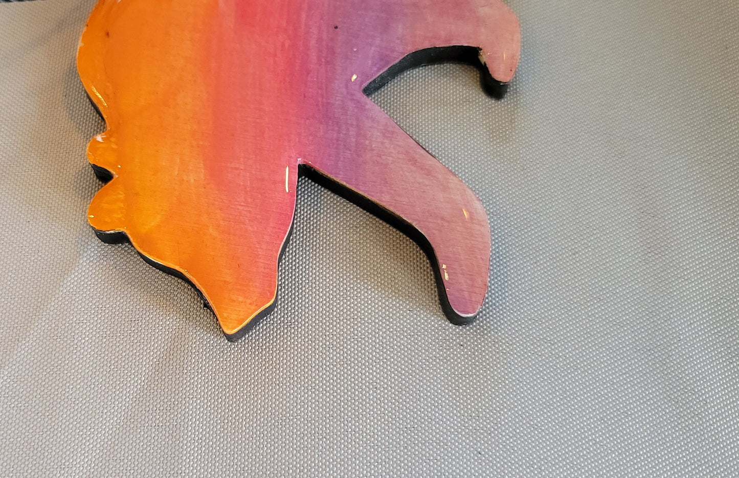 Hand-Painted Bear Ornament - Nature's Spirit in Handmade Charm