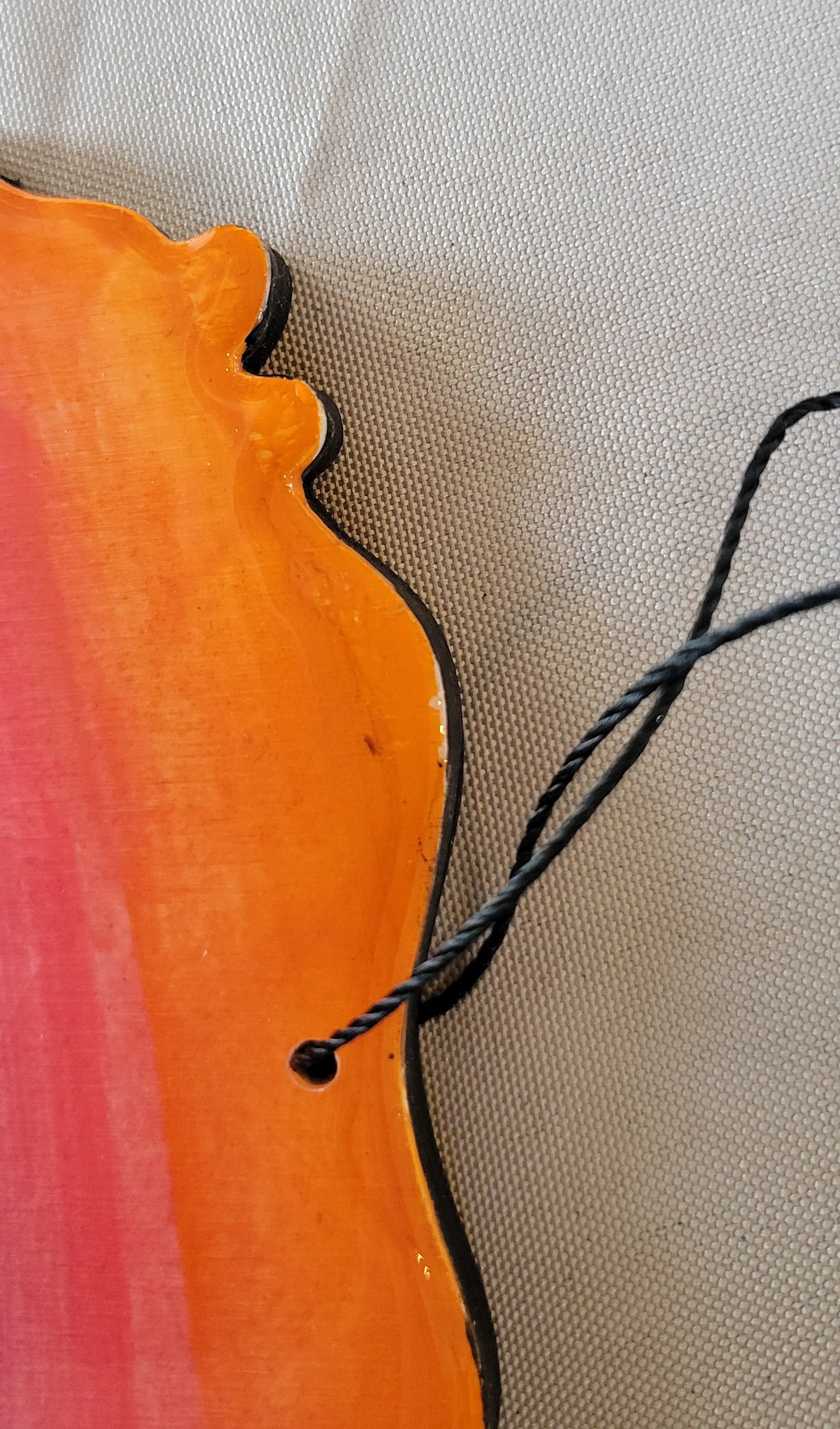 Hand-Painted Bear Ornament - Nature's Spirit in Handmade Charm