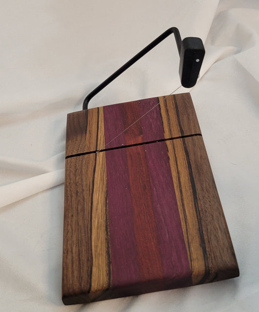 Bold and Beautiful Butcher Block Cheese Slicer Handmade