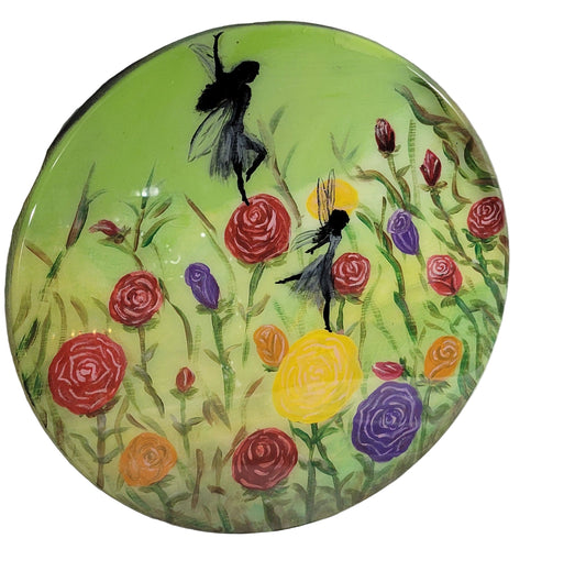 Whimsy in Bloom Fairy Garden Wall Art - Handmade with Love