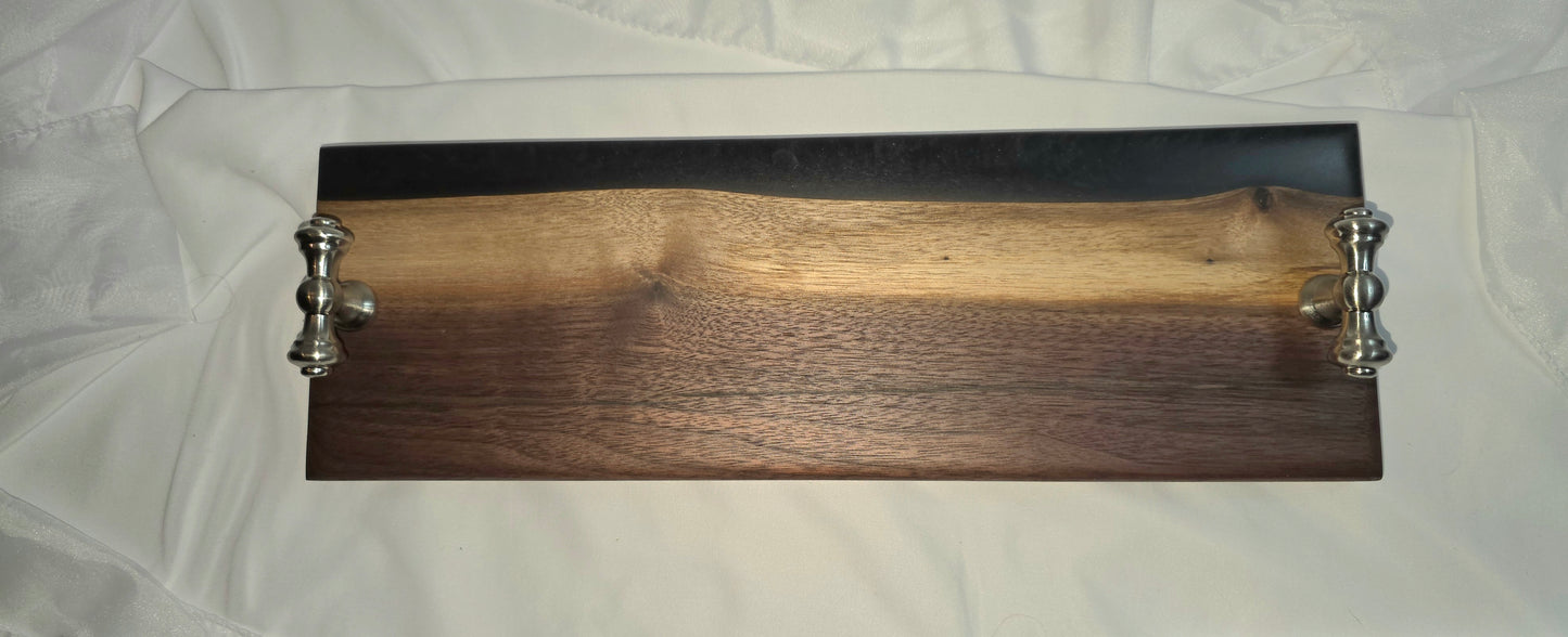 Midnight Ember – Black Walnut Charcuterie Board