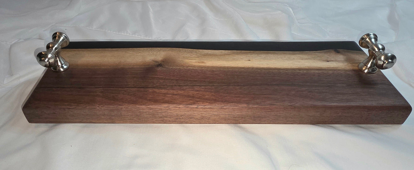 Midnight Ember – Black Walnut Charcuterie Board
