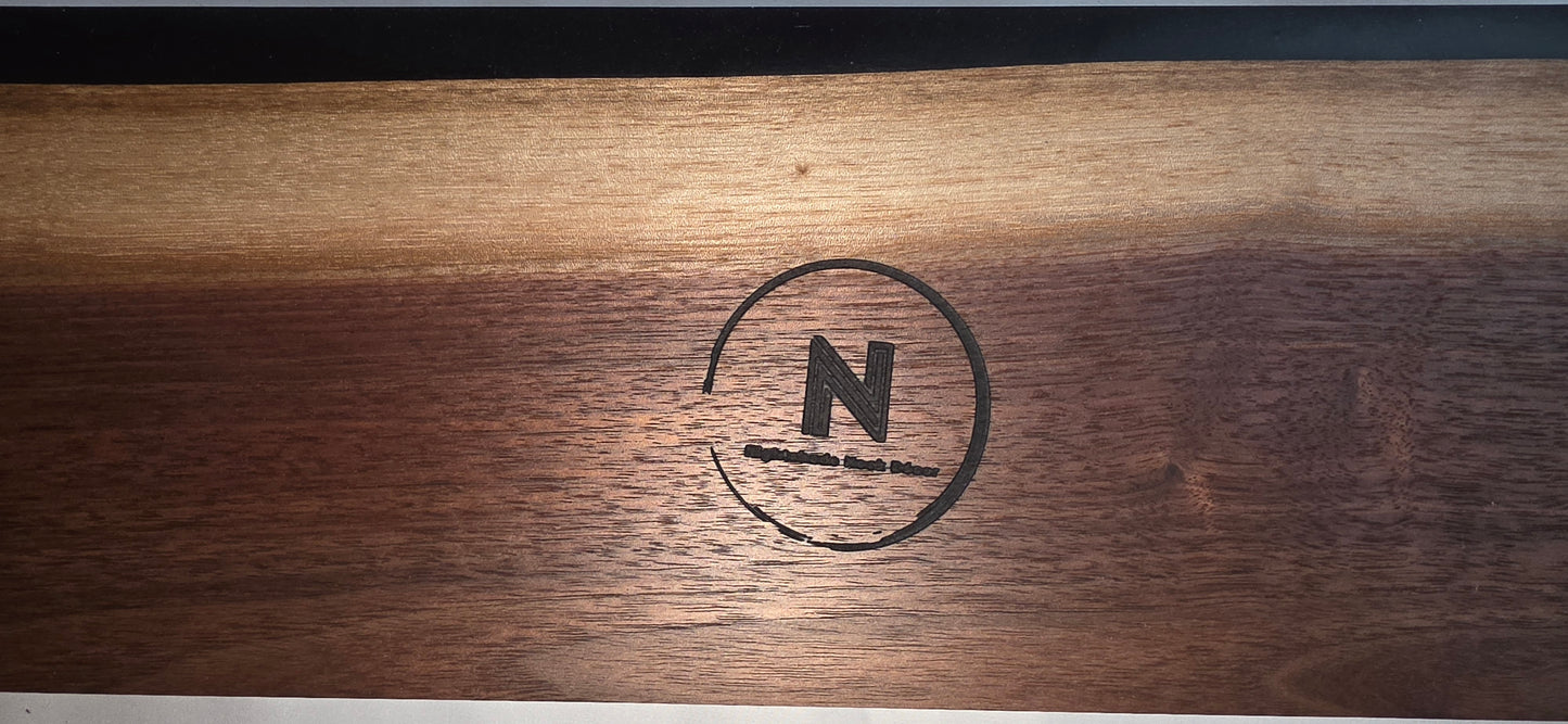 Midnight Ember – Black Walnut Charcuterie Board