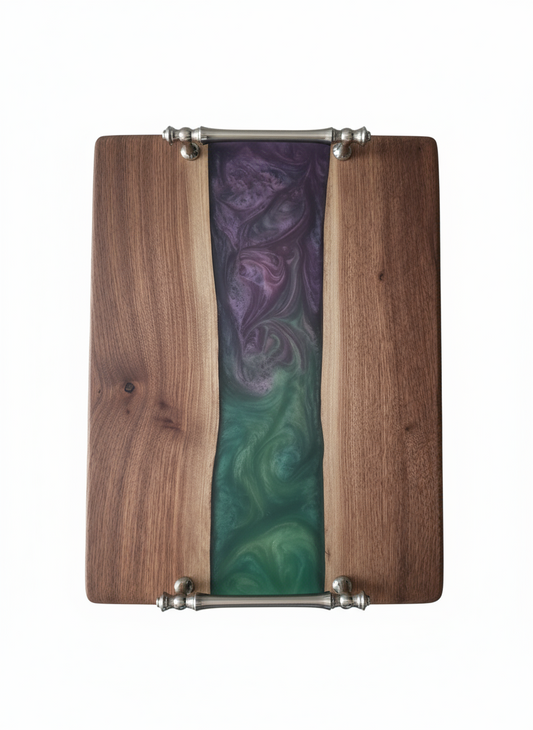 Mystic Swirls Handmade Charcuterie Board