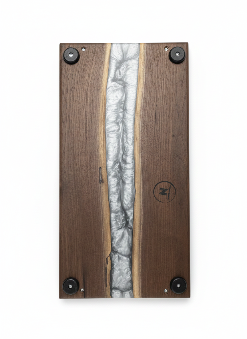 Silver Channel – Black Walnut Charcuterie Board