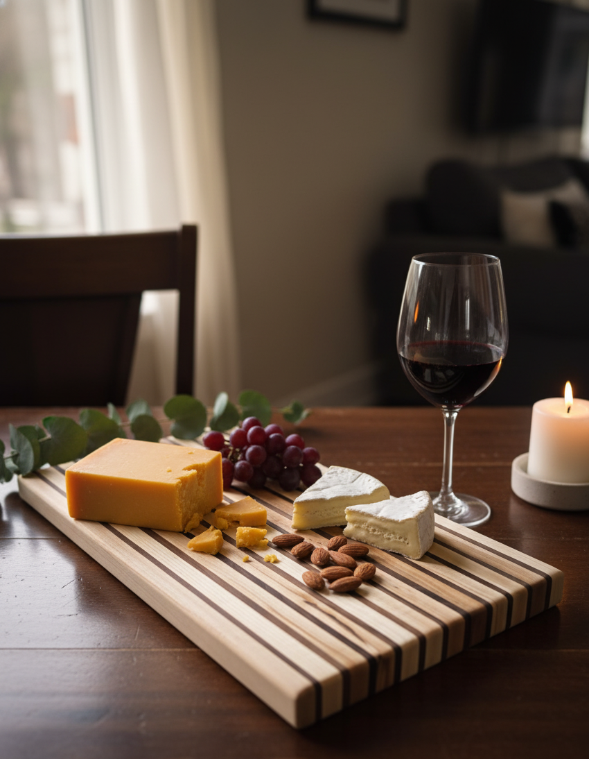 Walnut Harvest – Maple & Walnut Butcher Block Board