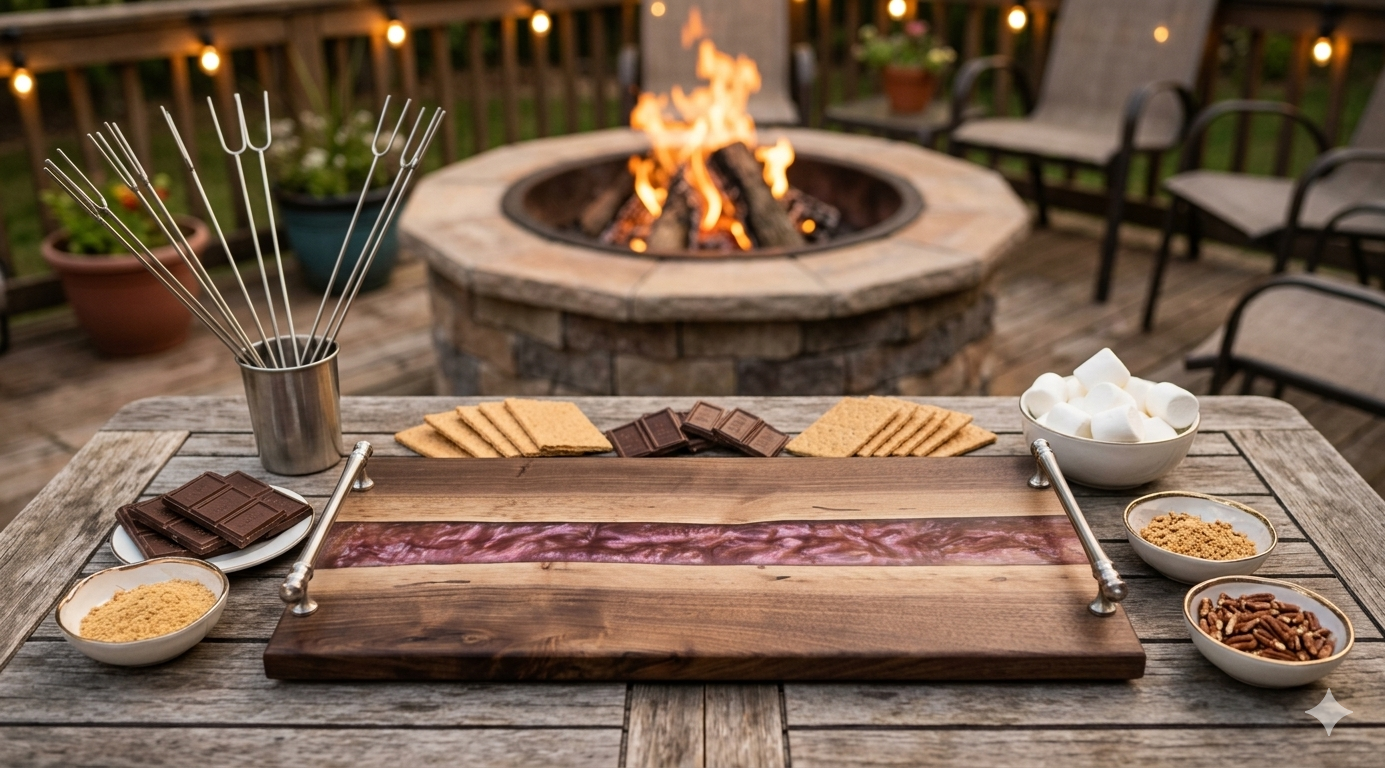 Solar Vein Charcuterie Board