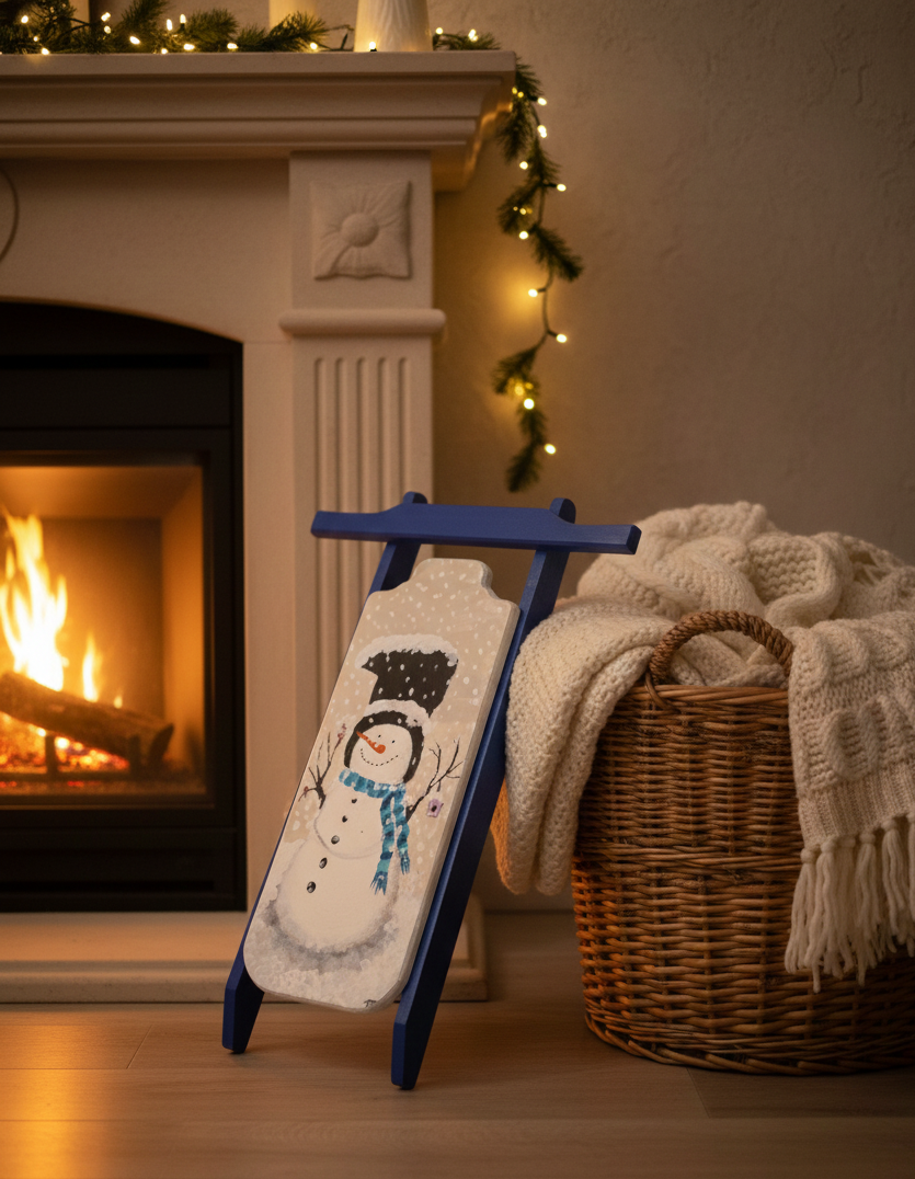 Frost & Jolly – Winter Snowman Sled