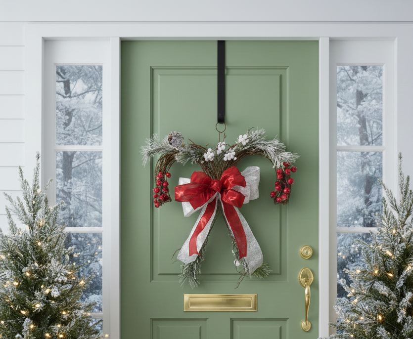 Nordic Berry Ribbon Wreath