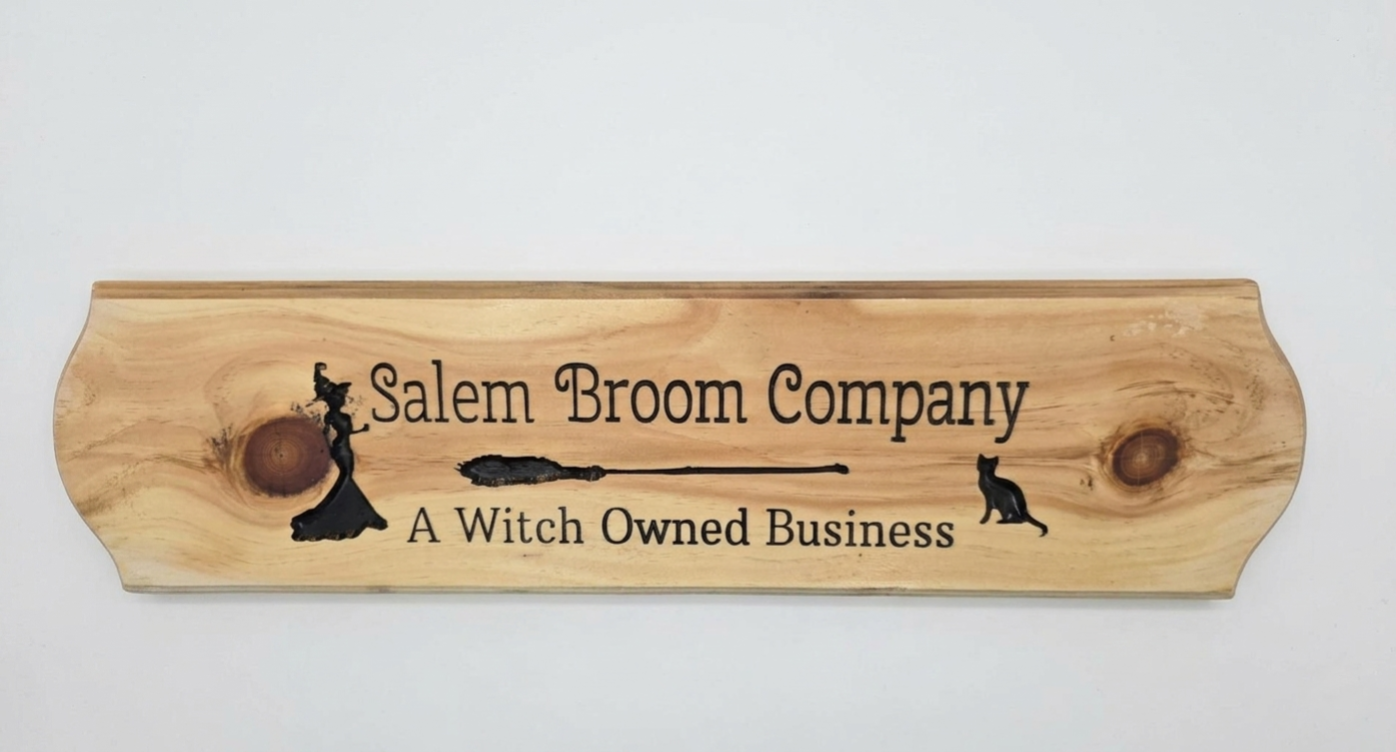 The Salem Broom Company – Heirloom Style Wood Sign