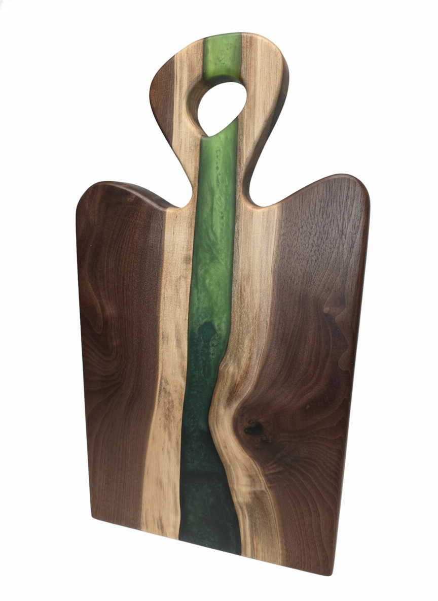 Juniper Veil – Organic Green Ombre Charcuterie Board
