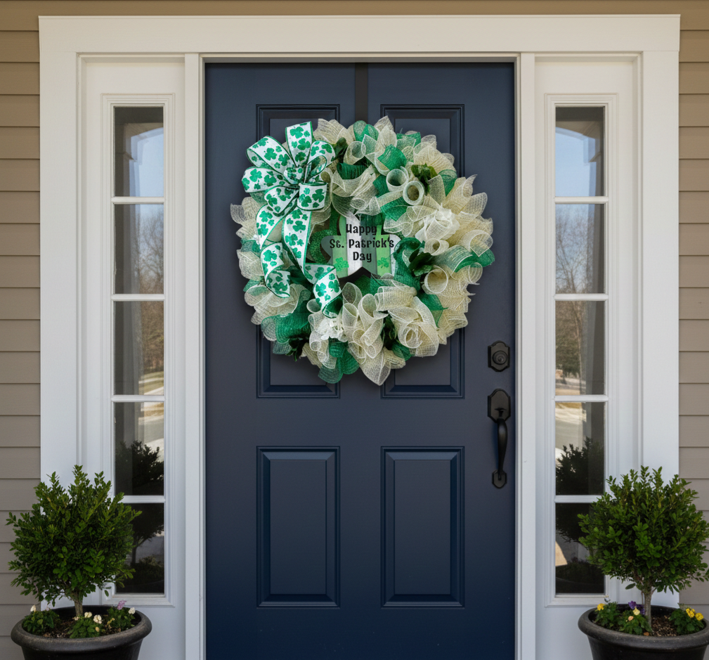 St Patrick's Day Wreath