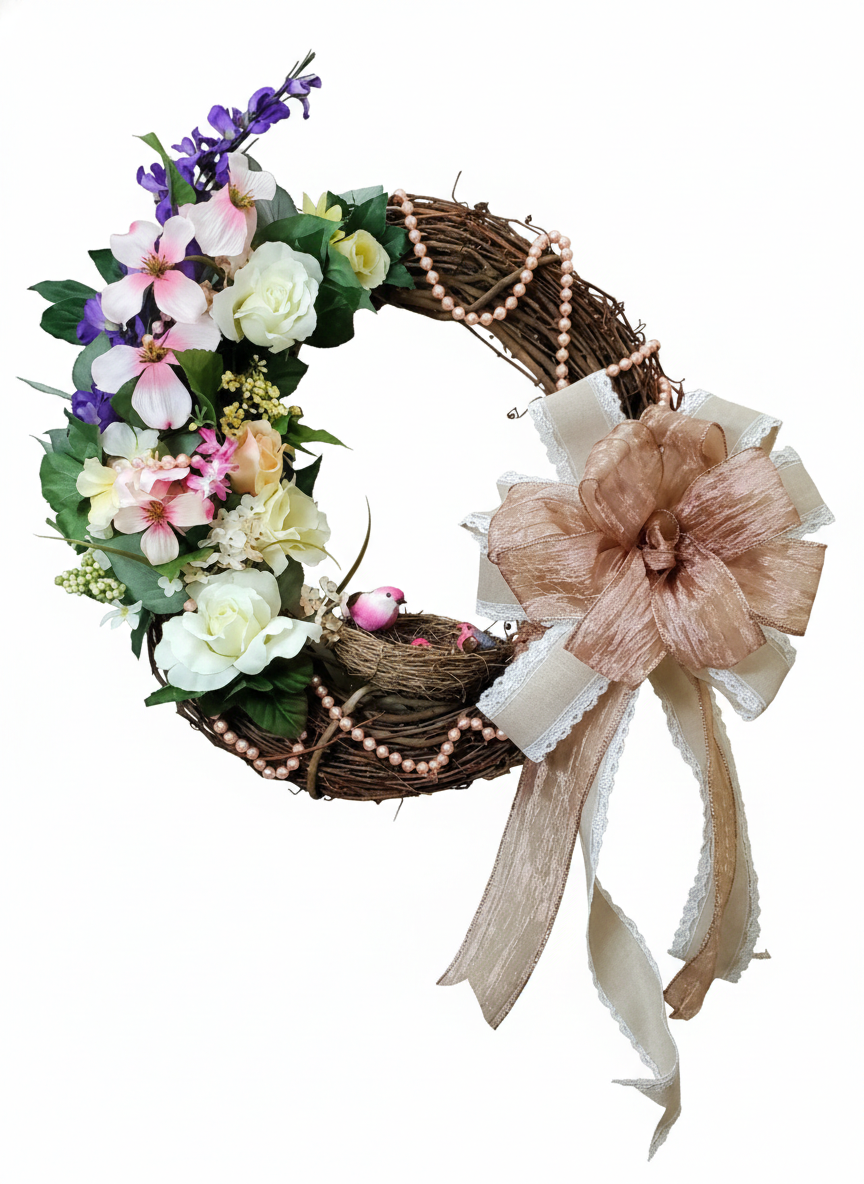 Spring Whispers & Summer Dreams Wreath