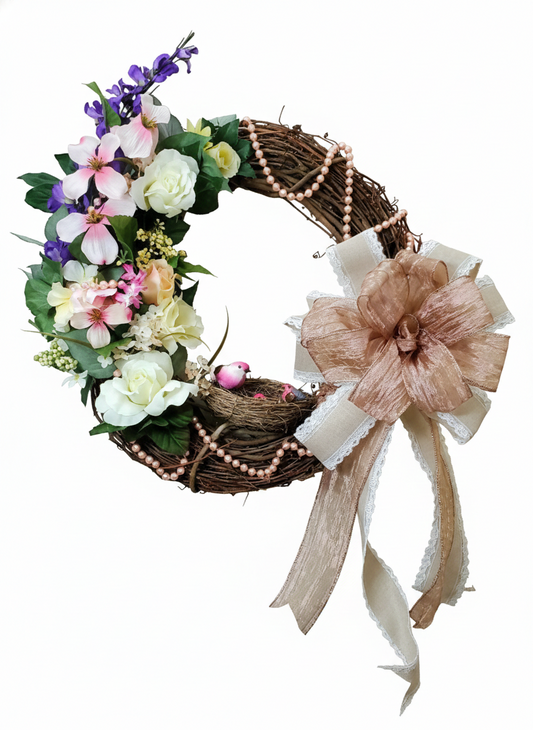 Spring Whispers & Summer Dreams Wreath