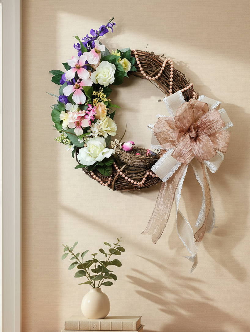 Spring Whispers & Summer Dreams Wreath