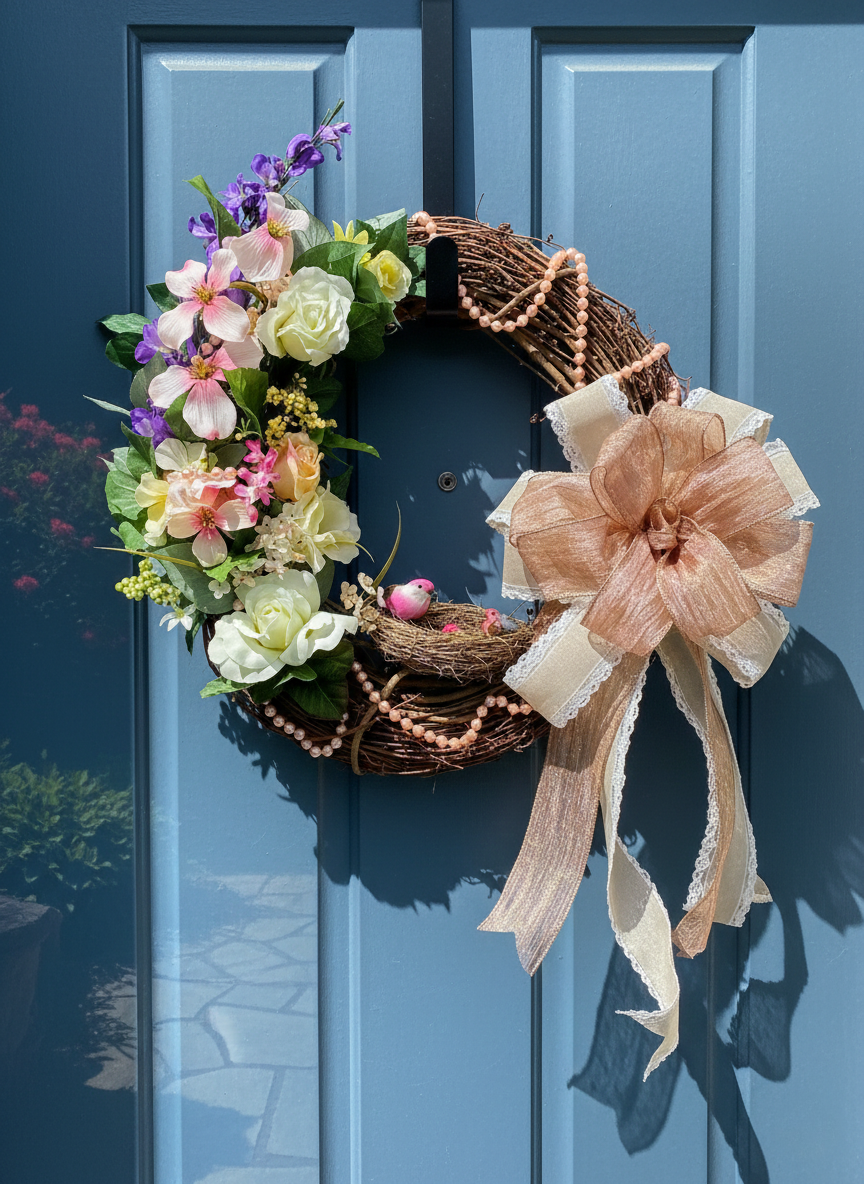 Spring Whispers & Summer Dreams Wreath