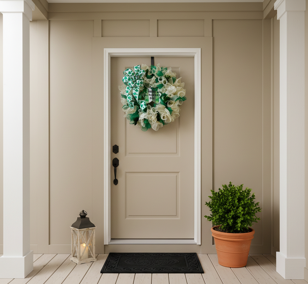 St Patrick's Day Wreath