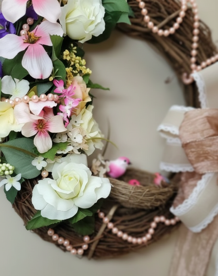 Spring Whispers & Summer Dreams Wreath