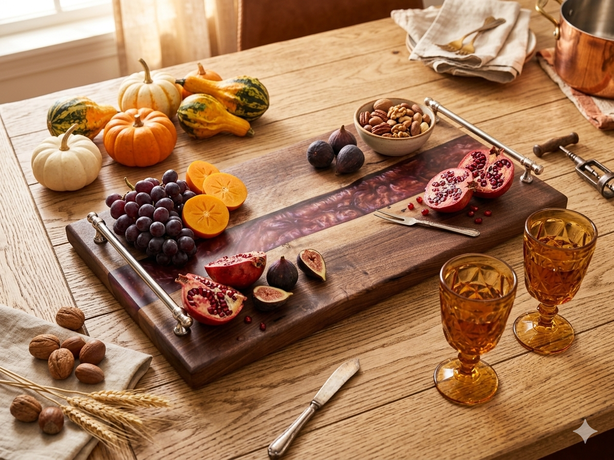 Solar Vein Charcuterie Board