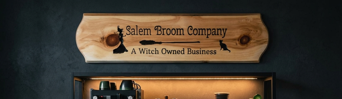 The Salem Broom Company – Heirloom Style Wood Sign