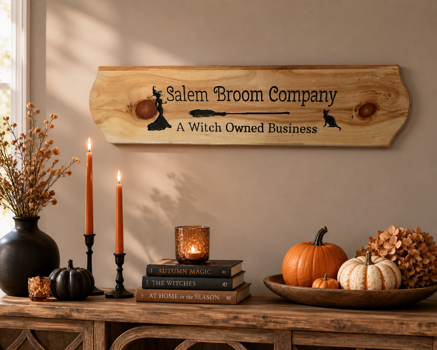The Salem Broom Company – Heirloom Style Wood Sign